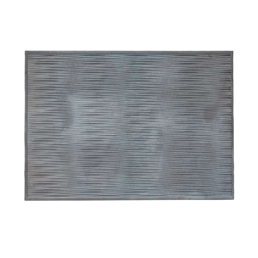 Lastra in ghisa per camino Edge cm 80x60 Sp. 1