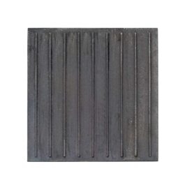 Lastra in ghisa per camino scanalata cm 49×50 SP. 1
