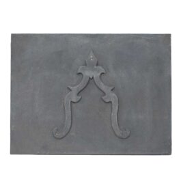 Lastra in ghisa per camino Giglio cm 110×80 H. sp 1,2