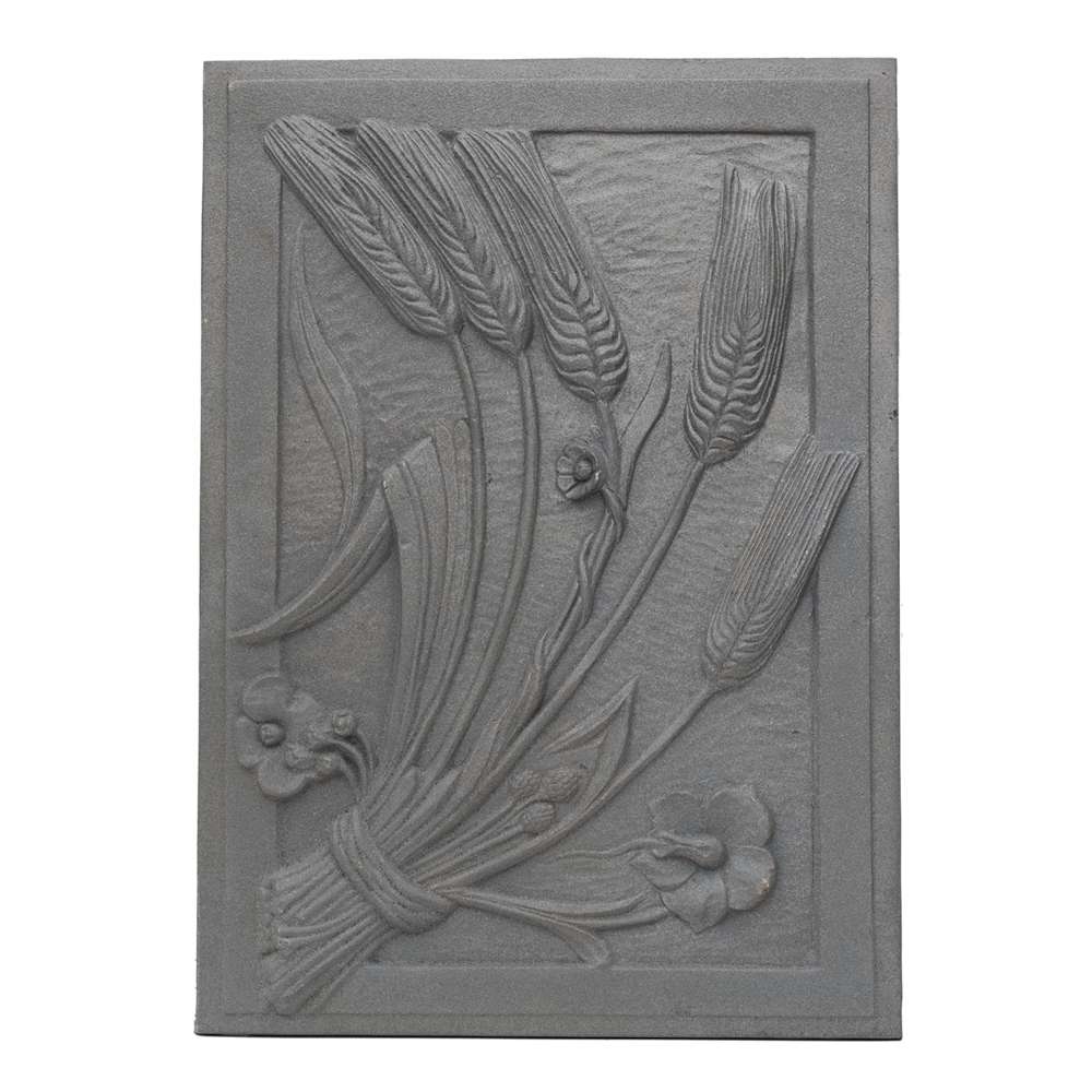 Lastra Decorata In Ghisa UVA 50x70 Cm – Accumula E Riflette Il Calore Per Camini E Stufe, Resistente A Usura E Corrosione, Installazione Facile