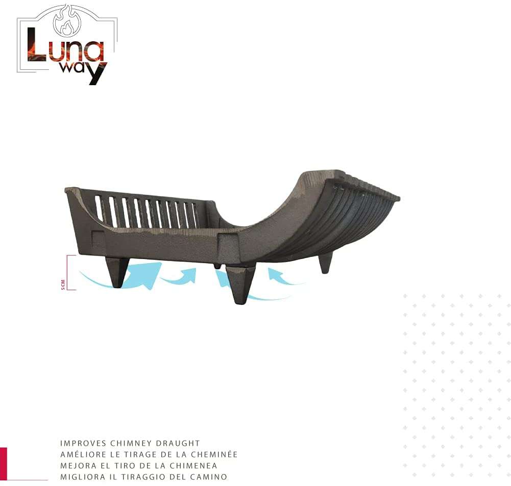 Portalegna in ghisa cm. A68-P57x39x17 H. - immagine 9