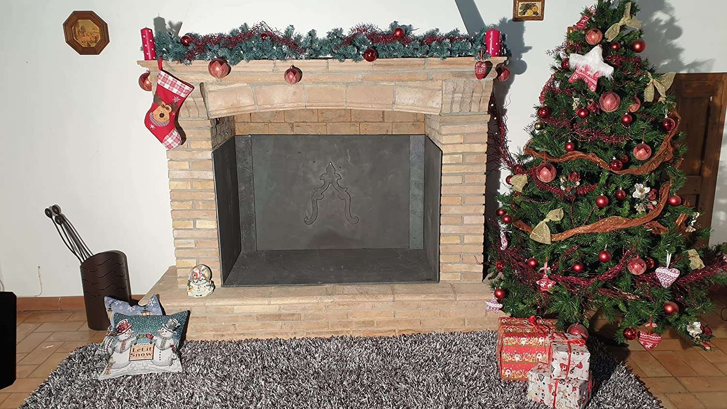 Lastra in ghisa per camino Giglio CM. 60x60 SP. 1 - immagine 4