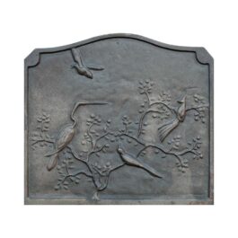 Lastra in ghisa decorata Uccelli – CM 53 x 49 h x 1