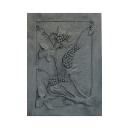Lastra in ghisa decorata Uva – CM 50 x 70 h x 1
