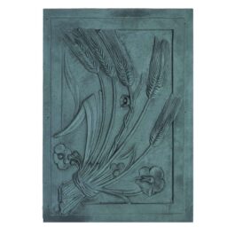 Lastra in ghisa decorata Spiga – CM 50 x 70 h x 1