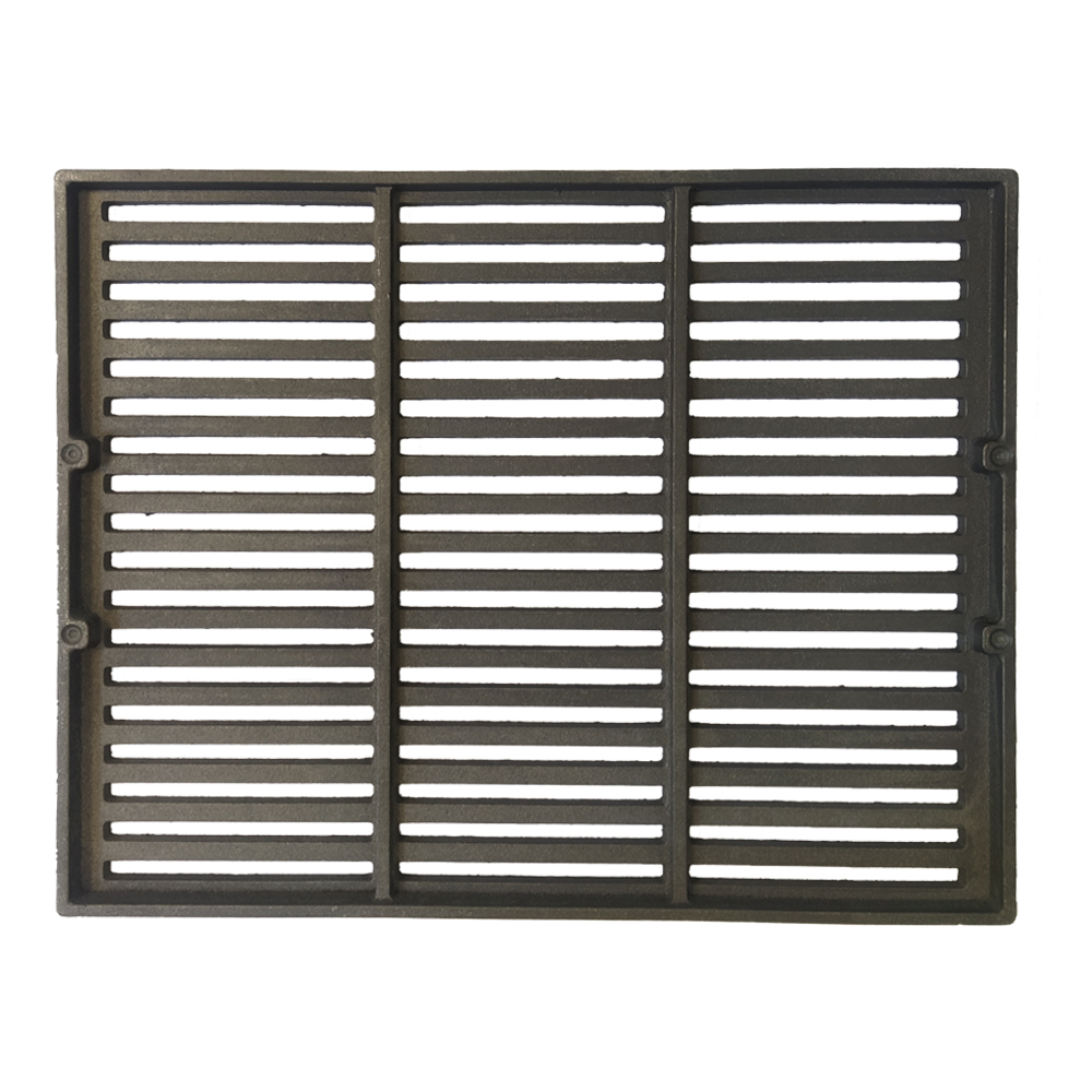Griglia per barbecue cm 50 x 40, spessore 2 cm.