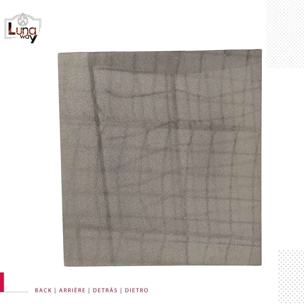 Lastra liscia in ghisa per camino cm. 50x50 SP. 0,8 - immagine 3