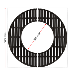 Griglia BBQ Circolare in Ghisa modulare – Ø54,5 cm