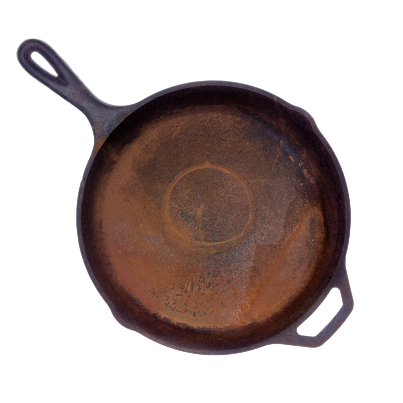 cast iron pan seasoned
