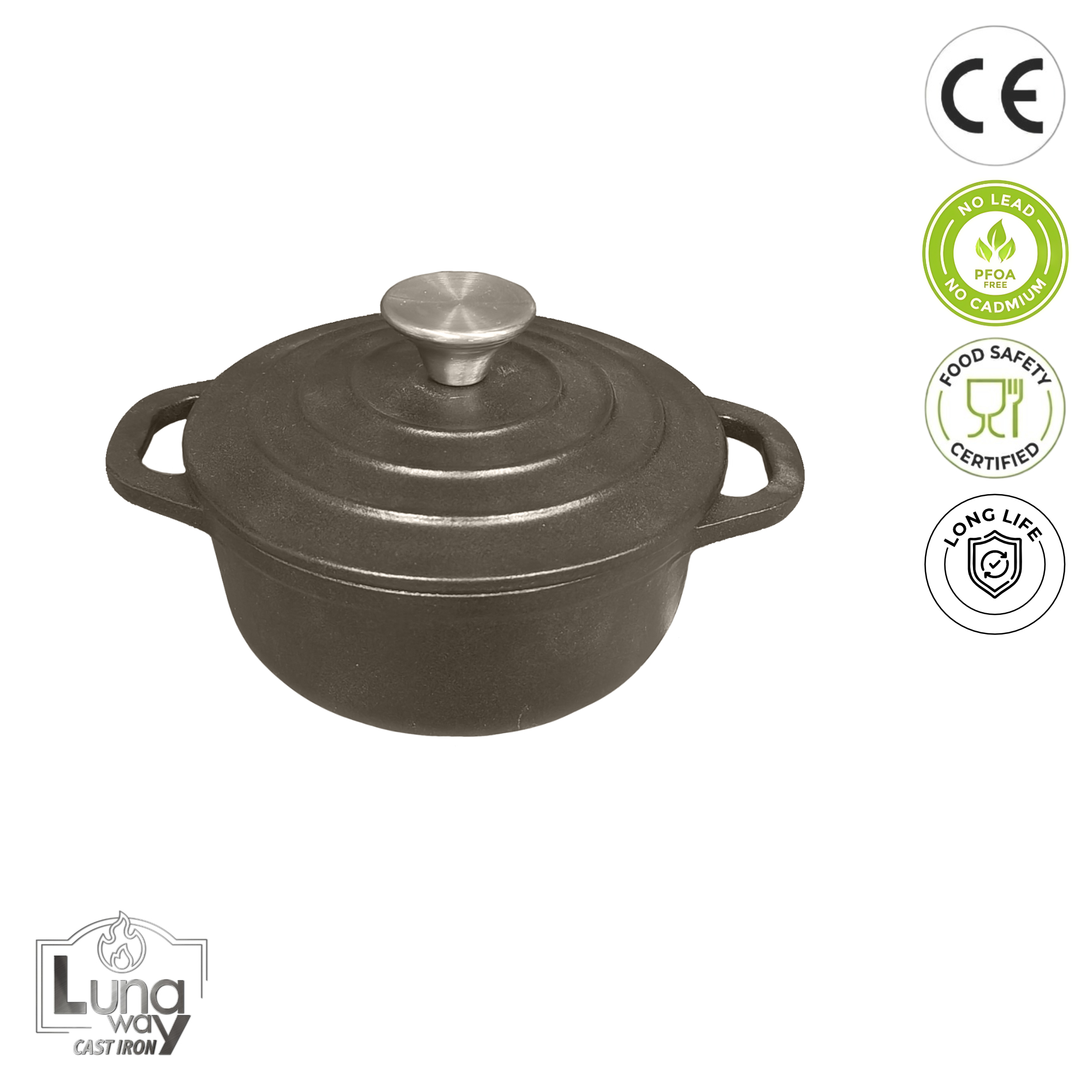 Mini Cocotte - Pentolina Ø 13cm in Ghisa Smaltata - immagine 4